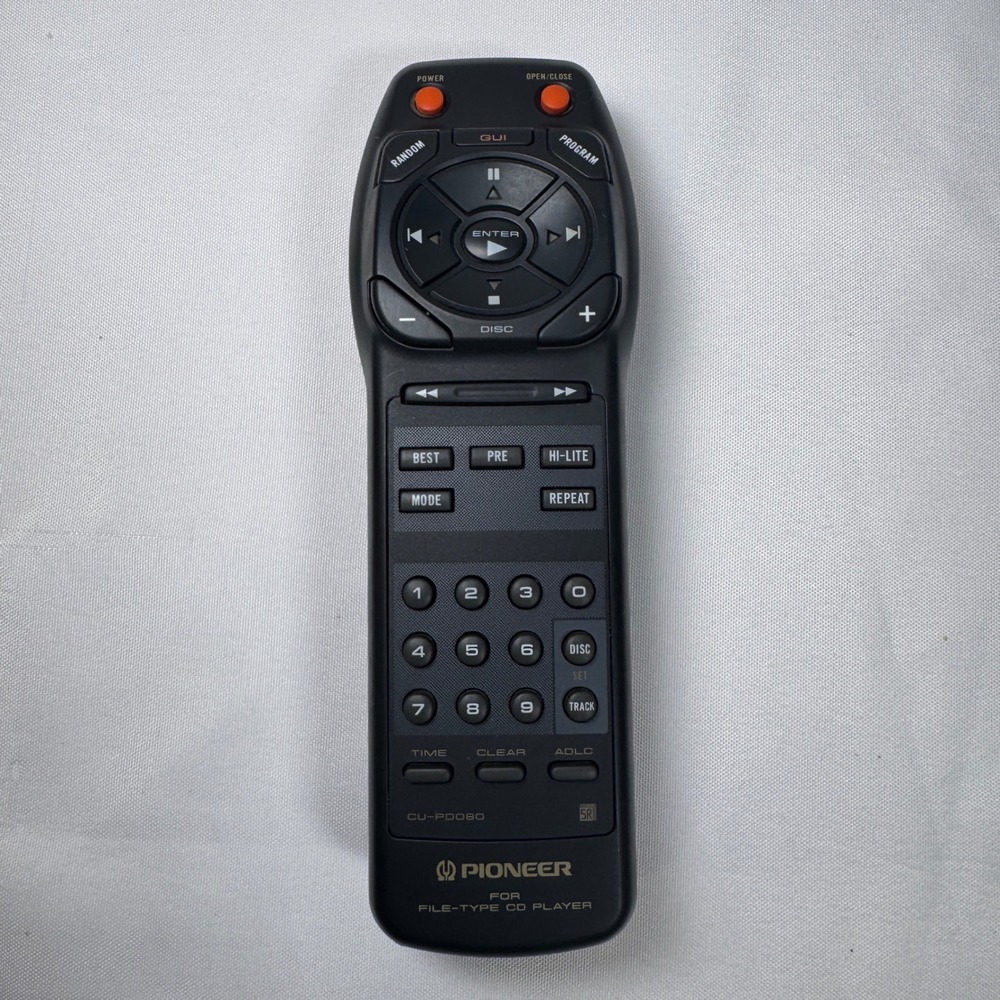 Pioneer CU-PD080 Remote Control for File-Type CD Player Black Japan